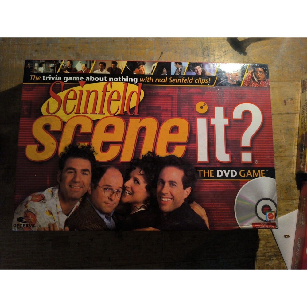 New & Sealed, 2008 Seinfeld Scene It? Trivia Game, DVD Game by Mattel, Free Ship